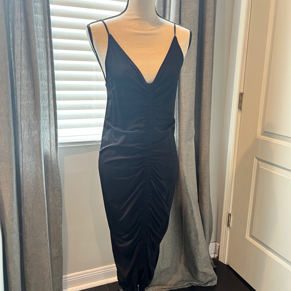 H&M Black Cinched Dress